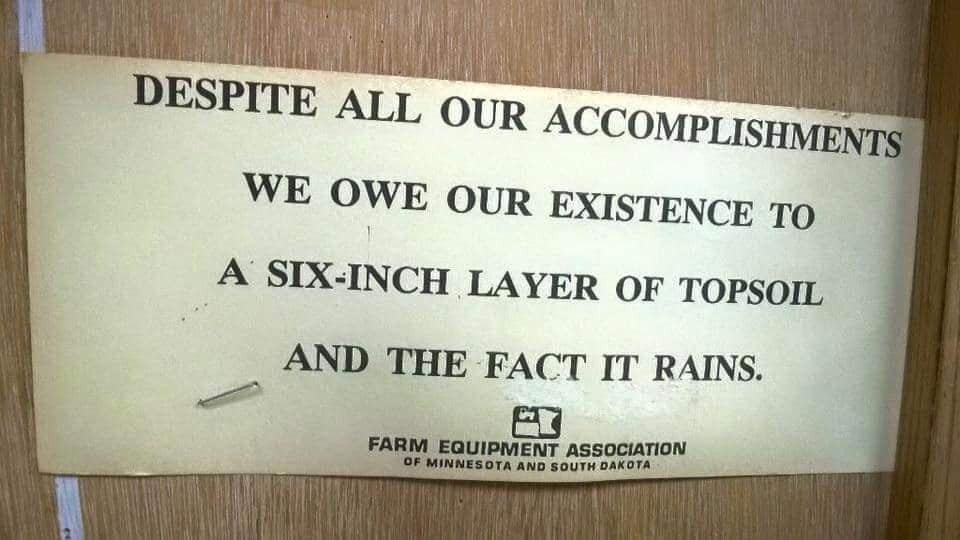 It is all about the dirt