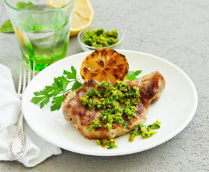 Pork Chops with Chimichurri