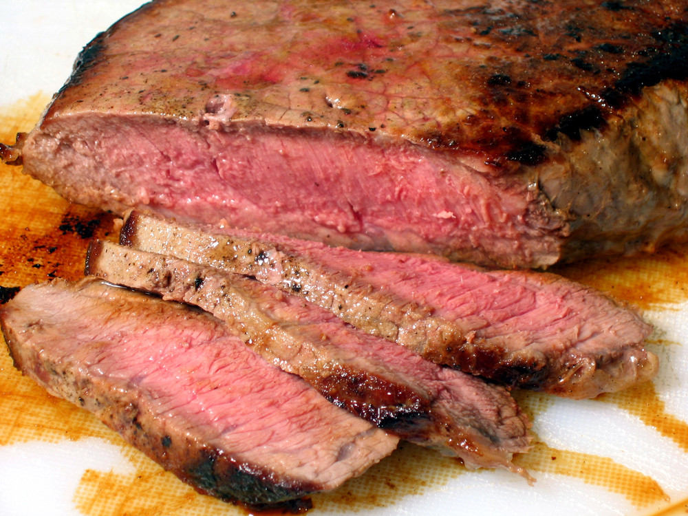 Cast Iron Marinated London Broil