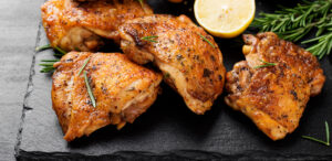 Crispy Baked Keto Chicken Thighs