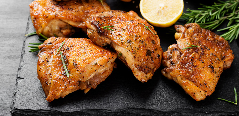 Crispy Baked Keto Chicken Thighs