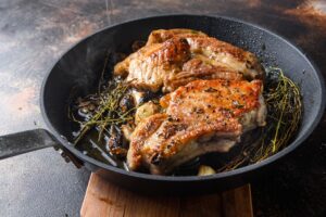 Cast-Iron Bone In Pork Chops